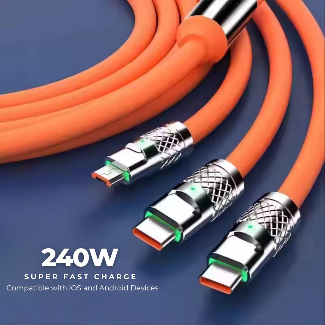 TurboCord® 3-in-1 Cable