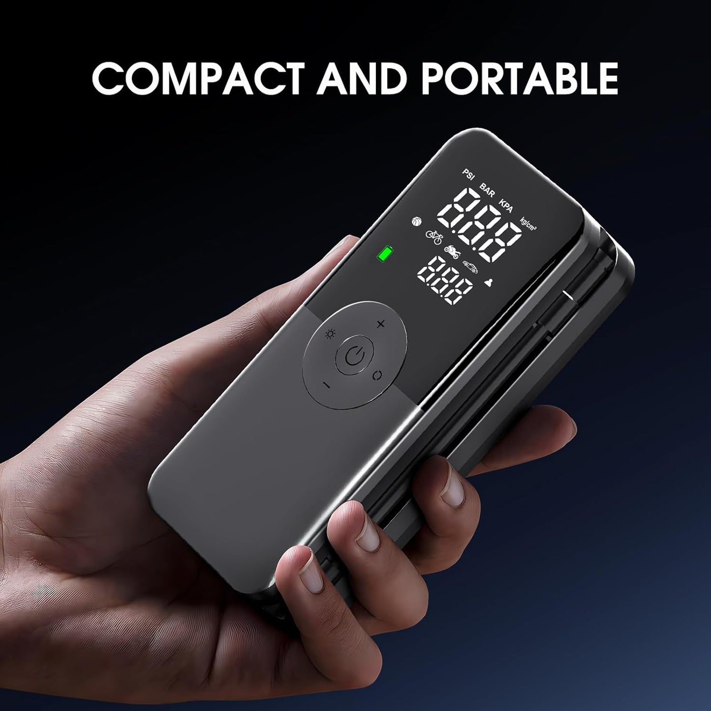 Cordless Tire Inflator Portable Air Compressor