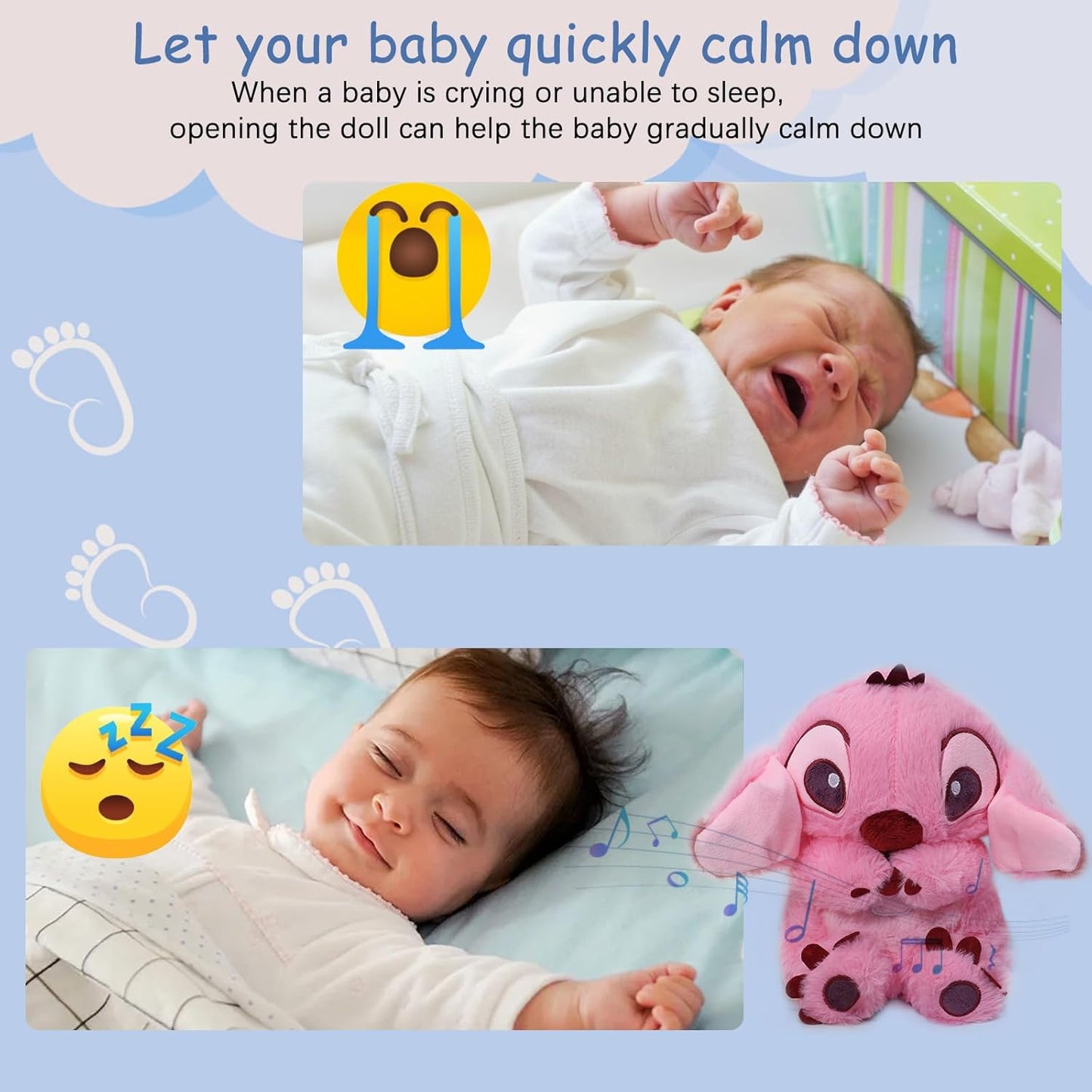 Stitch Breathing Light Sleep Buddy