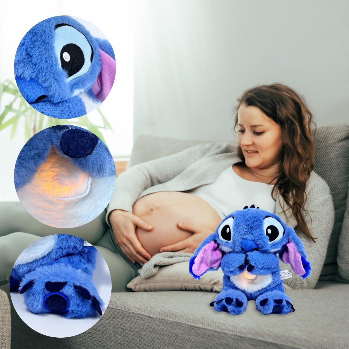 Stitch Breathing Light Sleep Buddy