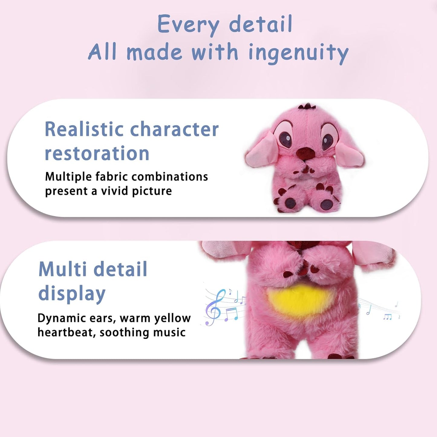 Stitch Breathing Light Sleep Buddy