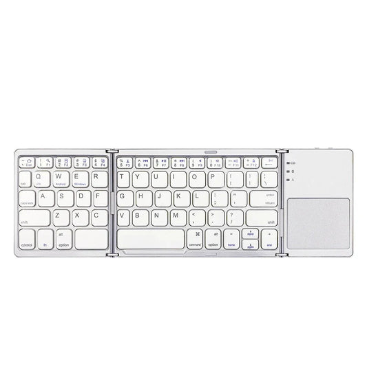 Foldable Bluetooth Keyboard with Touchpad