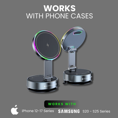 UniDock Magnetic Phone Stand + Wireless Charging