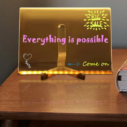 Personalized LED Note Board with Colors