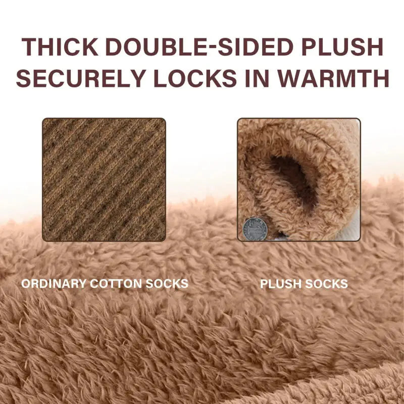 Plush Knee High Socks