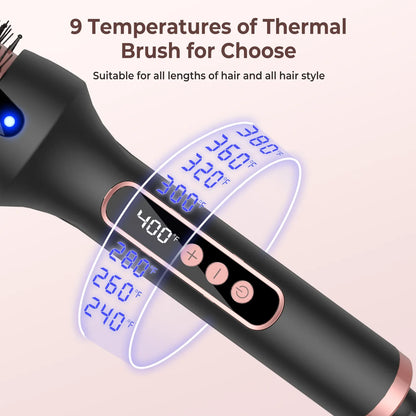 3-in-1 Negative Ion Thermal Brush