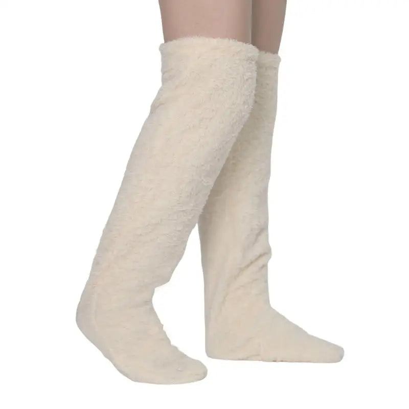 Plush Knee High Socks
