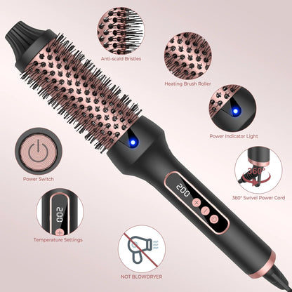 3-in-1 Negative Ion Thermal Brush